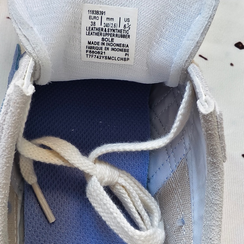 Onitsuka Tiger by Asics Men's Cream & Blue Low-Profile Sneaker - Picture 8 of 9